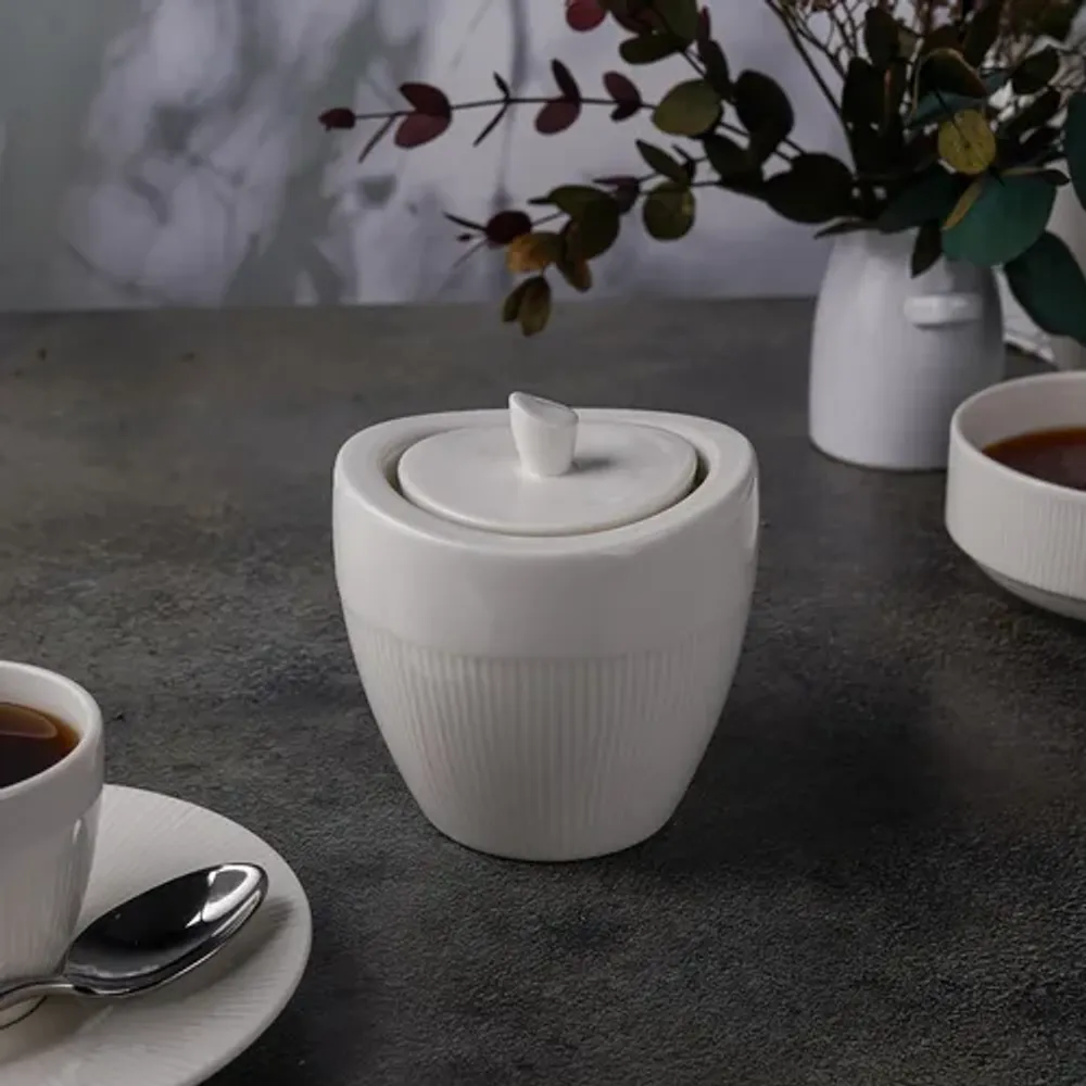Сахарница 260 мл с крышкой d 8,5 см h9 см Neo Silk Noble [1]