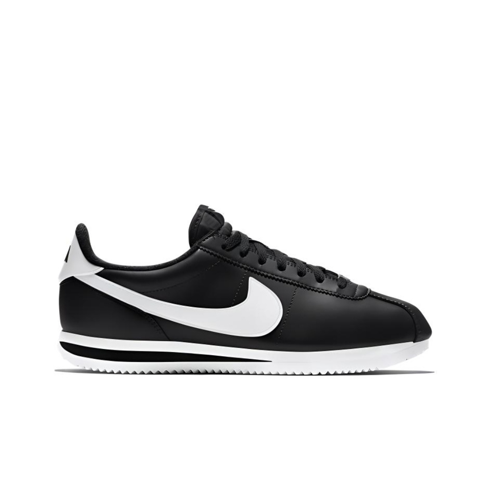Мужские кроссовки Nike Cortez Basic Leather 'Black White' 819719-012