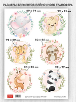 Трансфер для декупажа переводной рисунок для поверхностей детский 030