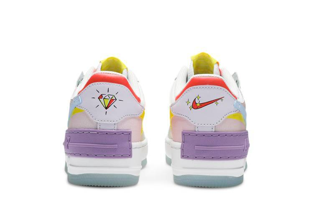 Кроссовки Nike Air Force 1 Shadow (Женская размерная сетка)