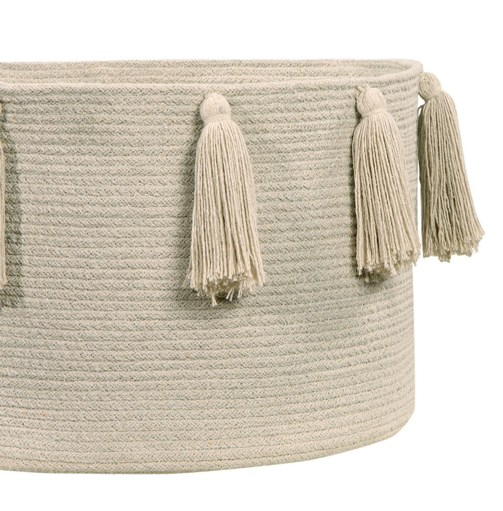 Корзина Lorena Canals Tassels Natural (30 x Ø45 см)