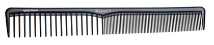 CO-6045-NANO Расческа рабочая  NANO комбинированная, антистатик,черная  18,5 см DEWAL