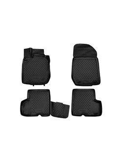 Коврики в салон для RENAULT Logan 2004-2009, 2010-2014, 4 шт. (полиуретан) NLC.3D.41.05.210K