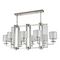 Подвесная люстра Crystal Lux Nicolas SP8 L1000 Nickel/White
