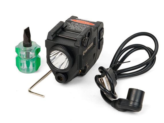 Фонарь подствольный пистолетный Skywoods Merlin 340 люмен, красный ЛЦУ