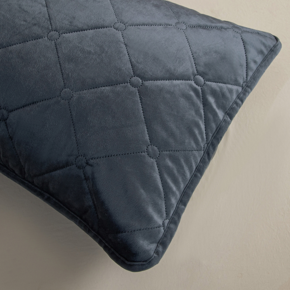 Велюровое покрывало ромб OVF030, размер 240*260, наволочки 50-70 2 шт