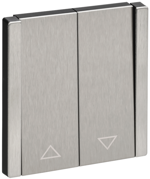 FORTE&PIANO Выключатель жалюзи 10А FP711M металл никель IEK