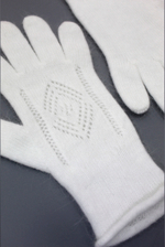 Перчатки ПЧ029-02 натуральный белый