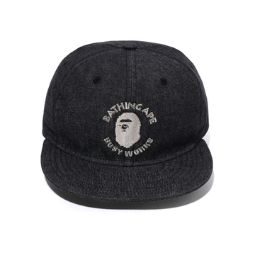 A Bathing Ape Bathing Ape Logo Denim Cap