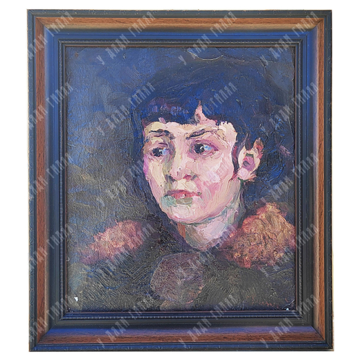 Динес Ю. С. Портрет сестры. Холст, масло. 1942 г