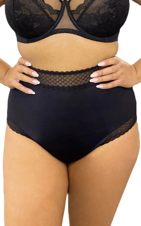 923/5-P ISLA BLACK Трусы высокие