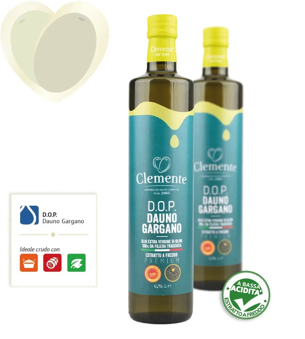 Оливковое масло Clemente D.O.P. DAUNO GARGANO, Extra Virgin 0,75 л, Италия