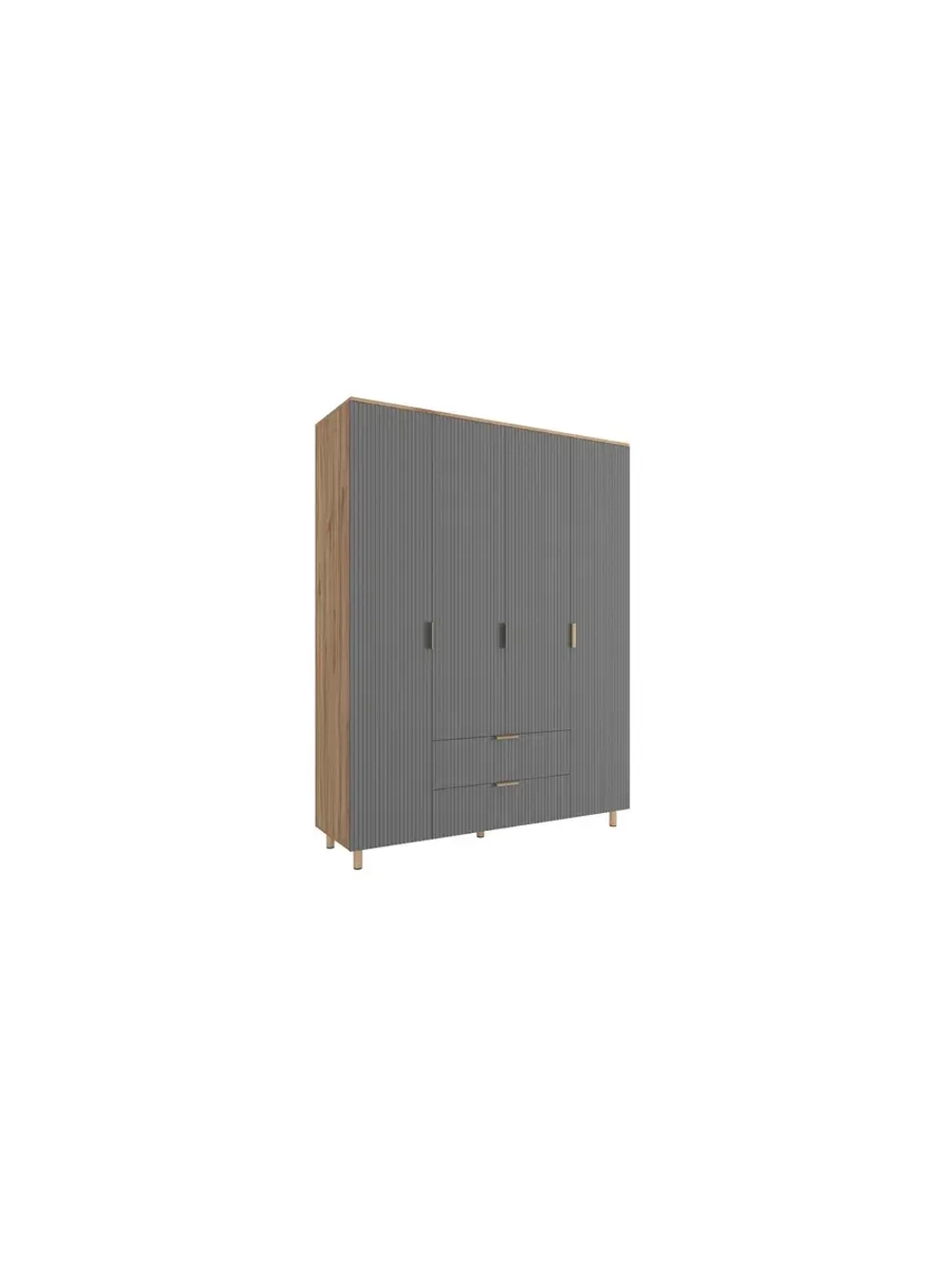 Шкаф распашной 160х50х210 с ящиками Birmingham 11