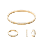 Браслет Coeur de Lion Crystal-Gold 17 см 0127/33-1816