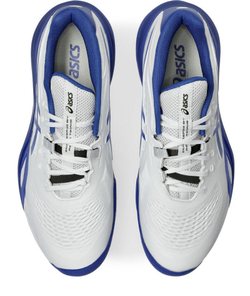 Мужские кроссовки теннисные Asics Gel-Resolution X Clay - белый/темный кобальт