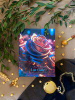 Фотоальбом на 100 фото 10х15 см, пластик. листы liquid metal flowers 2