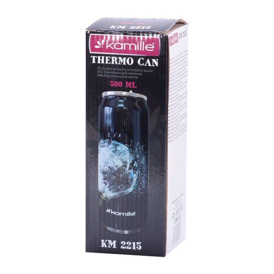 Термобанка 500мл. из нержавеющей стали Kamille KM-2215