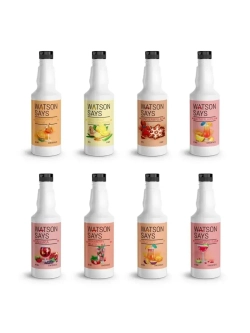 Основа (концентрат) для напитка WATSON SAYS Манго - Маракуйя 1кг, для пуншей, чаёв, лимонадов, коктейлей