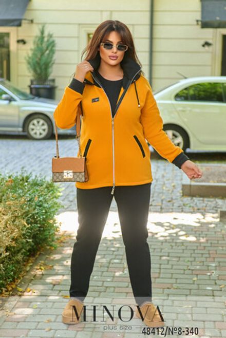 Костюм 8-340-горчица Minova Фото 2