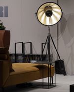 Торшер Studio black/gold