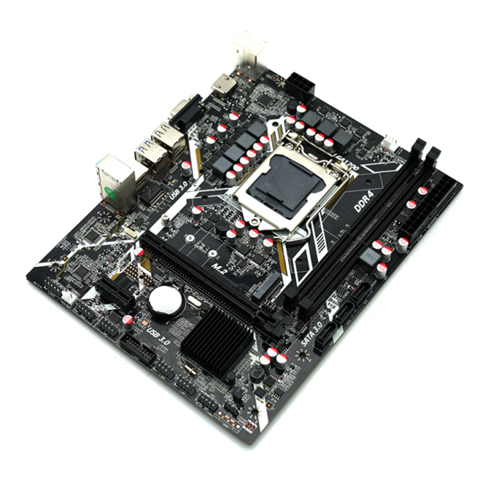 Материнская плата AFOX IH410D4-MA5-V2, Socket1200, mATX, Retail, 2xDDR4, PCIe3.0, 1xM.2, GLAN, 2xPS/2, 6xUSB2, 4xUSB3, CPU TDP 125Вт, VGA, HDMI