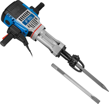 Отбойный молоток BULL SH 3001 в кор. 2200 Вт, 75 Дж, HEX 28.6 мм, 1050 уд/мин, 5 м кабель