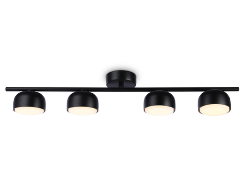 Светильник накладной TN71029/4 BK черный GX53/4 max 12W 600*80*140