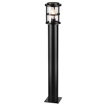 4964/1F NATURE ODL22 715 черный/стекло Ландшафтный светильник на столбе E27 1*60W IP44 MAGUS