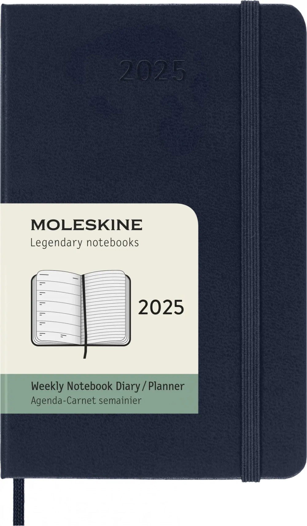 Еженедельник Moleskine (DHB2012WN2) Classic WKNT Pocket 90x140мм 144стр. синий сапфир