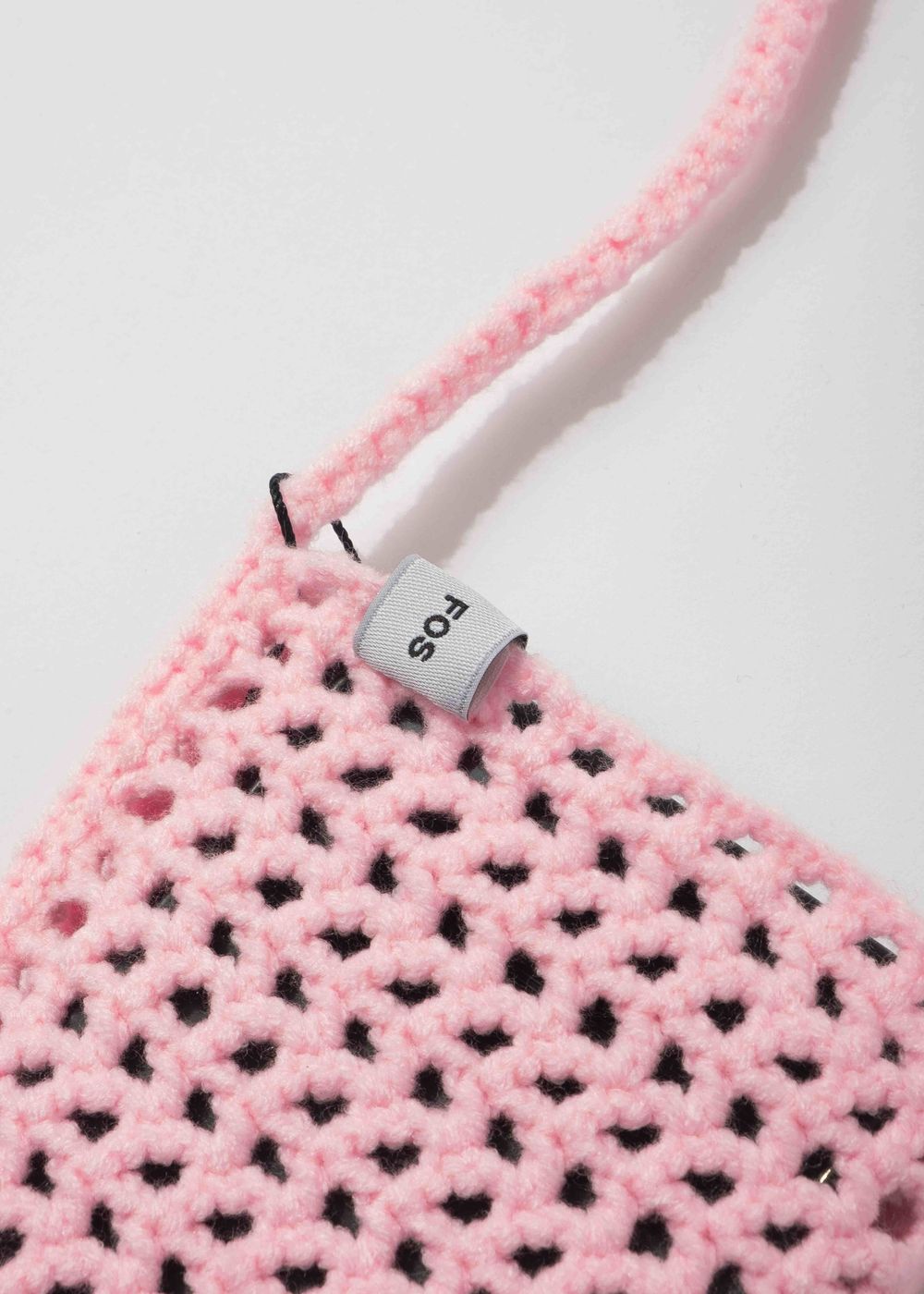 Вязаная сумочка FOS Розовая
