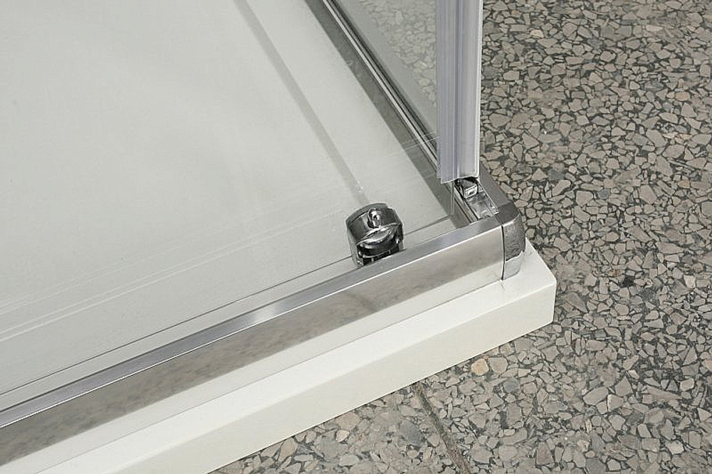 Душевой уголок BelBagno UNO-195-AH-1 150x80 стекло прозрачное/профиль хром