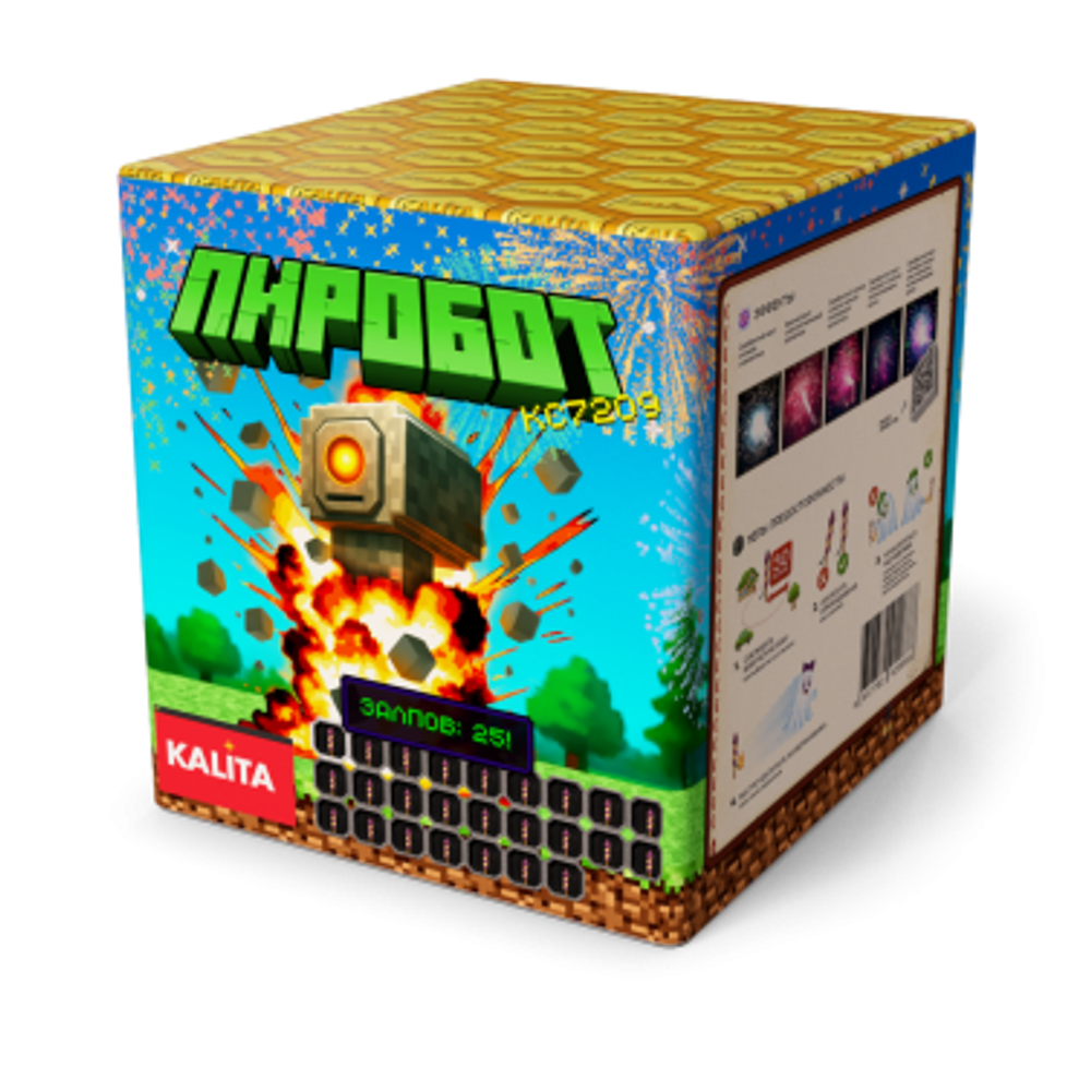 КС Батарея салютов Пиро Бот (1,2"х25)