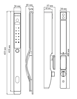 Умный замок со степенью влагозащиты IP67 Dircode TS-5