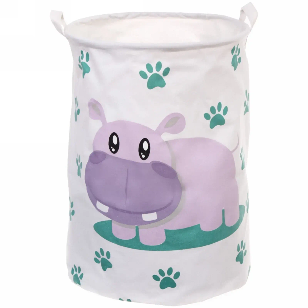 Корзина для хранения круглая Бегемотик 50*40 см 6014