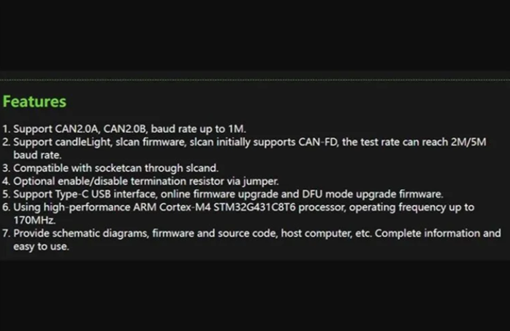 Трансивер USB-адаптер CANable V2.0 Pro CANbus