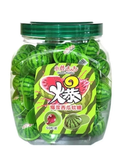 Мармелад с фруктовым джемом Арбузики 18 г * 50 шт