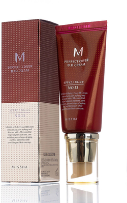 MISSHA
Тональный BB крем М Perfect Cover "Идеальное покрытие" SPF42/PA+++, тон 13, 50 мл