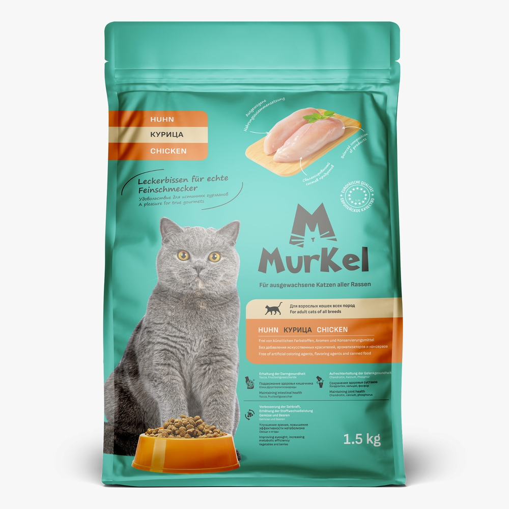 Корм Murkel 1.5кг Курица