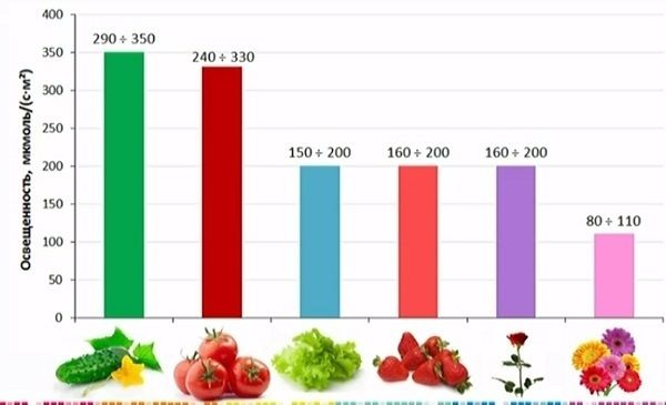 Какое количество фитооблучателей и какой мощности необходимо