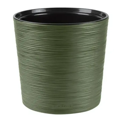 Кашпо для цветов пластиковое 7,5л d-26,5см «La Decoro» Тёплая хвоя