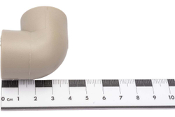 Колено PPR 20х90, PN25 серый, РТП (11030)