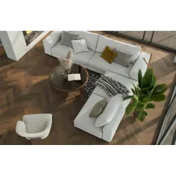 Fargo Quartz Parquet Английская Елка Орех Американский, 1,936 м²