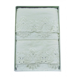 Набор полотенец 2шт Renato Balestra Наташа Panna светло-бежевый