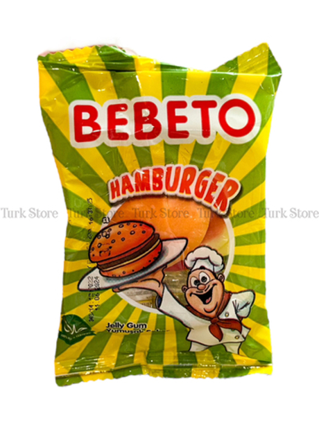 Жевательный мармелад Bebeto Hamburger 25 гр