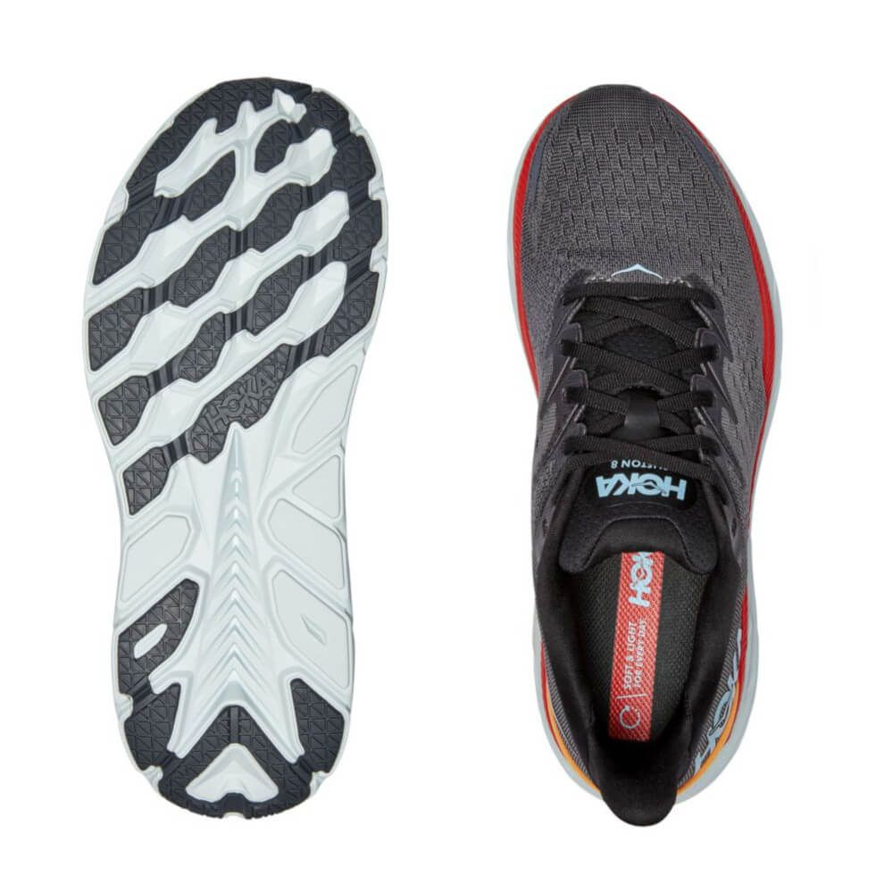 Кроссовки HOKA CLIFTON 8 Anthracite/Castlerock арт. 1119393ACTL, серый, муж.