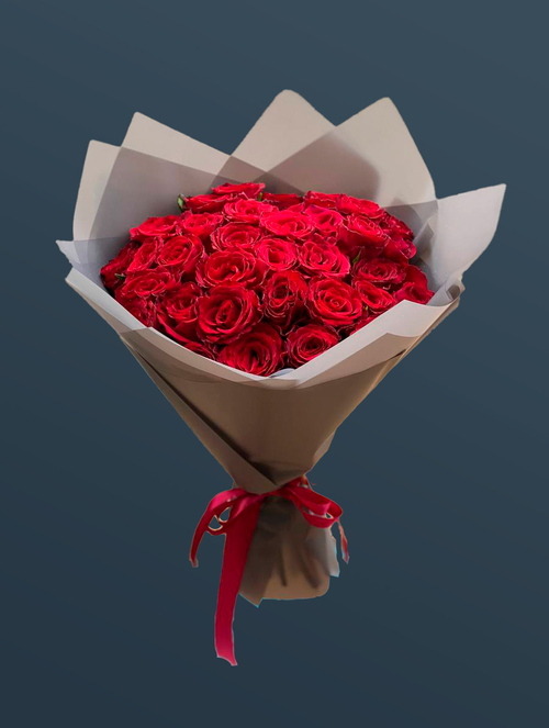 Монобукет из роз Поздравительный !