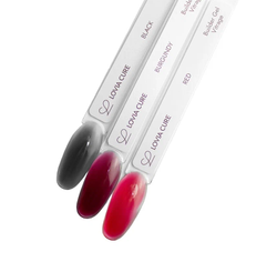 Lovia Cure Builder Gel Vitrage Black - Гель моделирующий Черный, 15 мл3