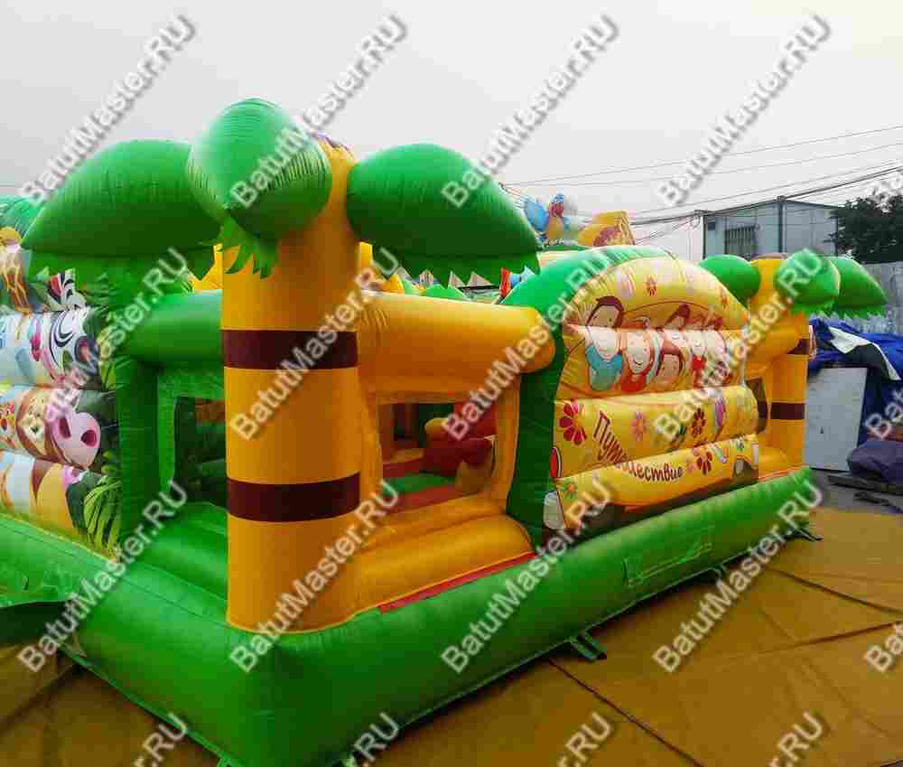 Коммерческий надувной батут "Сафари-экскурсия" 5*5*2,8 м