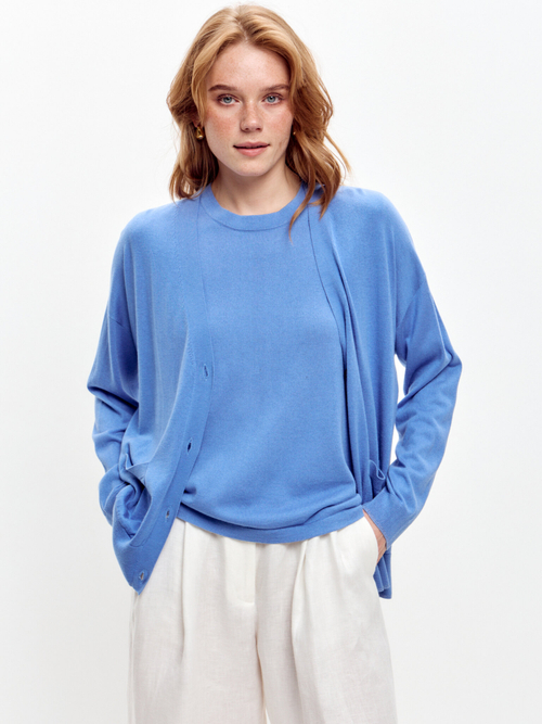 Кардиган из шелка и кашемира