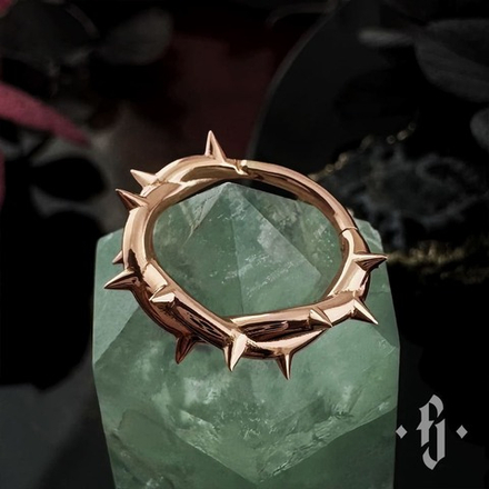 Кликер "Crown of Thorns" - Розовое золото